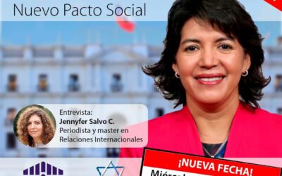 Candidata presidencial Yasna Provoste es entrevistada por  Jennyfer Salvo